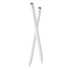 Stilus irbuli iPad ar aktīvu nomaināmu gludu spārnu 2 galu ar USB-C balto kabeli
