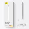 Stilus irbuli iPad ar aktīvu nomaināmu gludu spārnu 2 galu ar USB-C balto kabeli