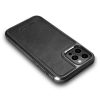 Korpuss, kas pārklāts ar dabīgu ādu iPhone 12 Pro Max Leather Eļļas vasks melns