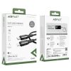 MFI kabeļa kabelis iPhone USB -C - Lightning 30W 3A 1,8m melns