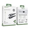 MFI kabeļa kabelis iPhone USB -C - Lightning 30W 3A 1,2m melns