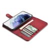 Ādas korpusa seifs Galaxy S22+ ādas maka korpuss Bordowy