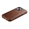 Ādas korpuss iPhone 14 Plus magnētisks ar magsafe eļļas vaska premium ādas korpusa bronzu