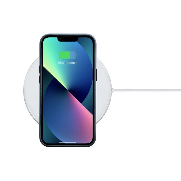 Ādas korpuss iPhone 14 Plus magnētisks ar magsafe eļļas vaska premium ādas korpusa flotes zilu
