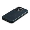 Ādas korpuss iPhone 14 Pro Max Magnetic ar magsafe eļļas vaska premium ādas korpusa flotes zilu