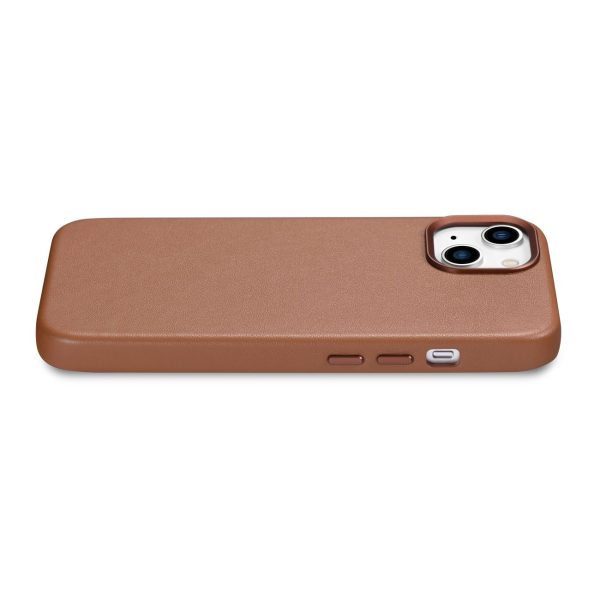 Dabiska ādas korpuss iPhone 14 magsafe korpusa āda