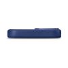 Dabiska ādas korpuss iPhone 14 magsafe korpusa ādas zilā vāka