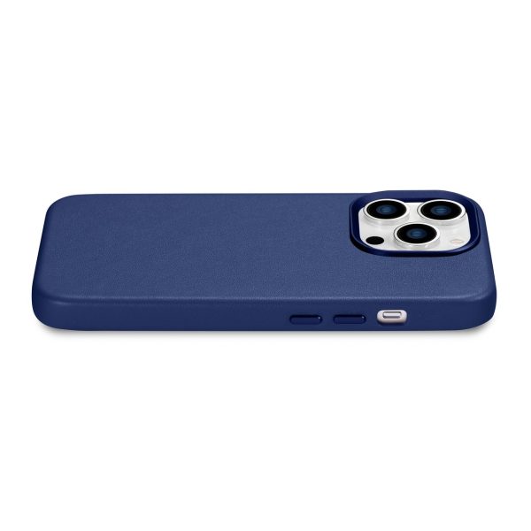 Pārklājiet lietu, kas izgatavota no dabiskas ādas iPhone 14
