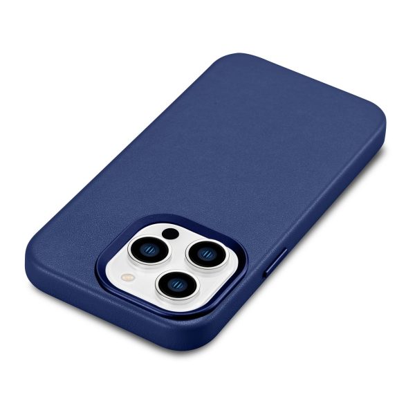 Pārklājiet lietu, kas izgatavota no dabiskas ādas iPhone 14