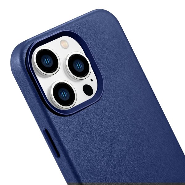 Pārklājiet lietu, kas izgatavota no dabiskas ādas iPhone 14