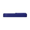 IPhone 14 magnētiskās ādas korpuss ar magsafe litchi premium ādas korpusa flotes zilu