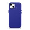 Ādas korpuss iPhone 14 Plus magnētiskais no MagSafe Litchi premium ādas korpusa flotes zilā krāsā