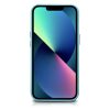 Ādas korpuss iPhone 14 Plus magnētiskais no MagSafe Litchi premium ādas korpusa zaļš