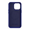 Ādas korpuss iPhone 14 Pro Max Magnetic no MagSafe Litchi Premium ādas korpuss Navy Blue
