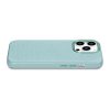 Ādas korpuss iPhone 14 Pro Max Magnetic no MagSafe Litchi Premium ādas korpuss zaļš