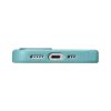 Ādas korpuss iPhone 14 Pro Max Magnetic no MagSafe Litchi Premium ādas korpuss zaļš