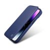 Ādas korpuss iPhone 14 Plus ar magnētisko atloku magsafe ce premium ādas zilu