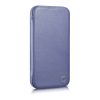 Ādas korpuss iPhone 14 Pro Max ar magnētisko atloku magsafe ce premium āda gaiši purpursarkanu