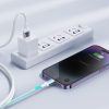 Kabelis USB -C kabelis - zibens ar LED 20W A10 sēriju 1,2 m balts
