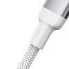 Kabelis USB -C kabelis - zibens ar LED 20W A10 sēriju 1,2 m balts