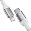 Kabelis USB -C kabelis - zibens ar LED 20W A10 sēriju 1,2 m balts
