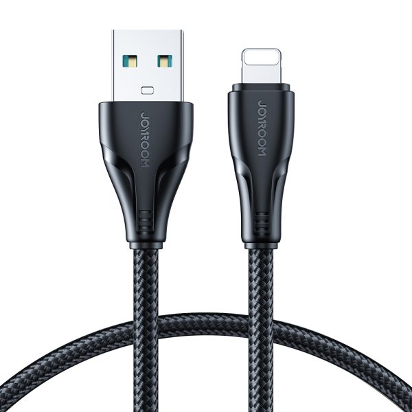 Kabelis Kabelis iPhone USB - zibens 2,4A pārspēj sēriju 1,2 m melns