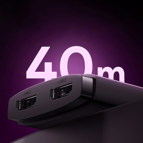 2in1 adapteris HDMI 4K 60Hz divu ceļu Airjoy 1m melns