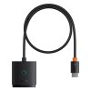 2in1 adapteris HDMI 4K 60Hz divu ceļu Airjoy 1m melns