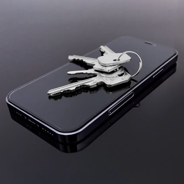 2x rūdīta stikla komplekts ar iPhone rāmi 15 melns