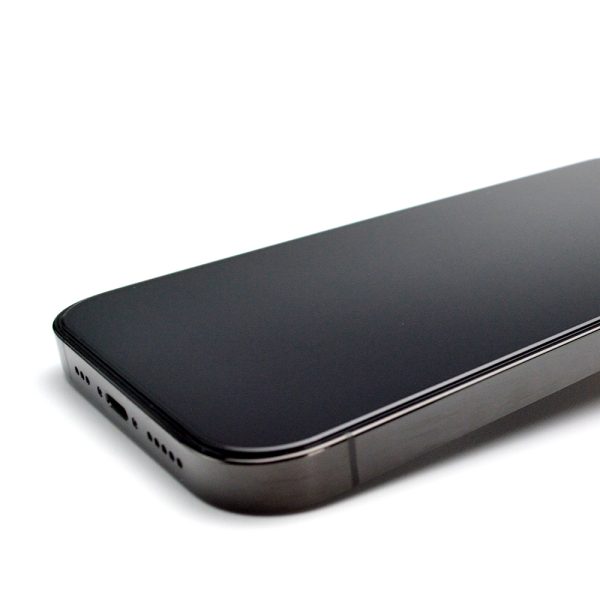 9h rūdīts stikls ar montāžas rāmi iPhone 13 Pro Max Premium Glass Black