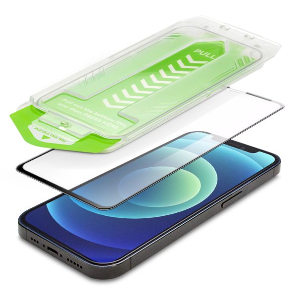 9h rūdīts stikls ar montāžas rāmi iPhone 14 premium stikla melnā krāsā