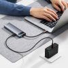 11W1 centrmezgls USB-C adapteris USB-C PD 4X USB HDMI VGA AUX RJ45 SD TF GREY