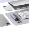 11W1 centrmezgls USB-C adapteris USB-C PD 4X USB HDMI VGA AUX RJ45 SD TF GREY