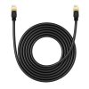 LAN RJ45 Ethernet ātrgaitas kaķis.8 40Gbps 5m melns kabelis