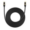 LAN RJ45 Ethernet ātrgaitas kaķis.8 40Gbps 5m melns kabelis