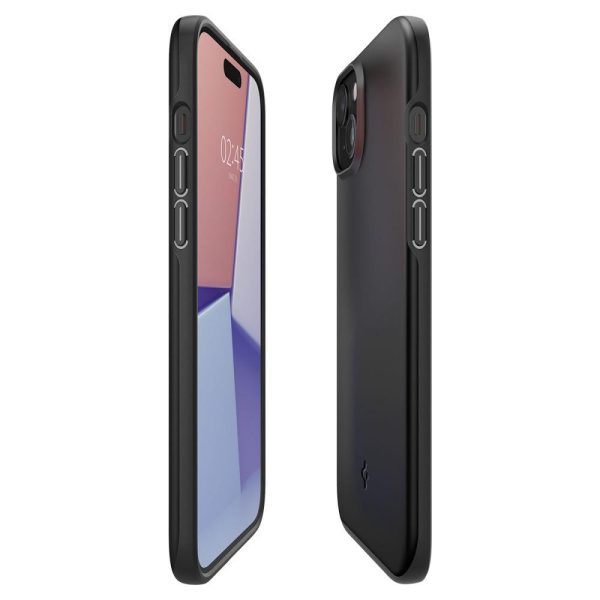 Aizsardzības korpuss iPhone 15 plānai melnai krāsai