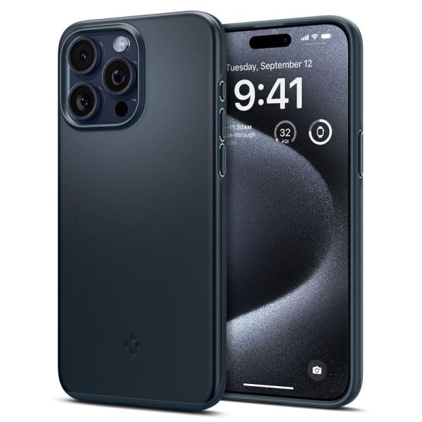 Aizsardzības korpuss iPhone 15 pro plānām flotes zilu zilā krāsā