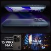 Aizsardzības korpuss iPhone 15 Pro Max Thin Fit Black Metal