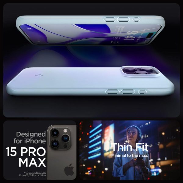 Aizsardzības korpuss iPhone 15 Pro Max Plank Fit Light Blue