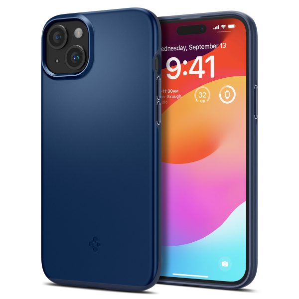 Aizsardzības korpuss iPhone 15 Plus plānai fit Blue