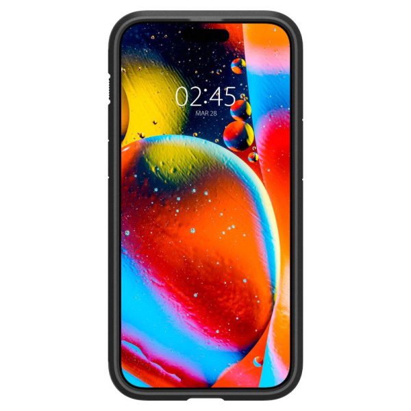 1022713-3-etui-tough-armor-magsafe-na-iphone-15-pro-czarny-m-spigen-hurtownia-sklep Grūts bruņu magsafe korpuss iPhone 15 Pro melnajam metālam