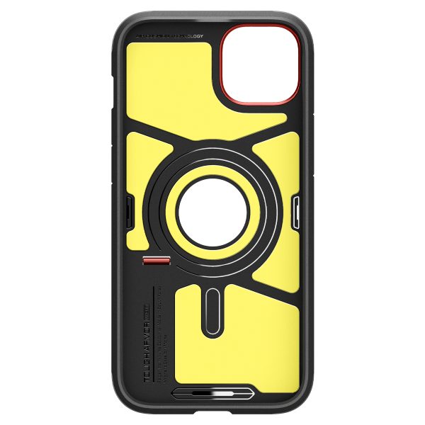 1022717-2-etui-tough-armor-magsafe-z-podstawka-na-iphone-15-spigen-hurtownia-sklep Grūts bruņu magsafe korpuss ar iPhone 15 sarkano bāzi