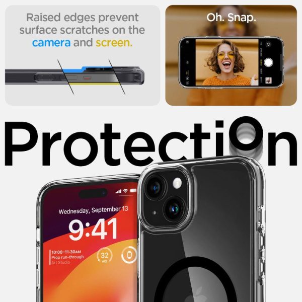 Ultra hibrīda mag no Magsafe līdz iPhone 15 Plus Black