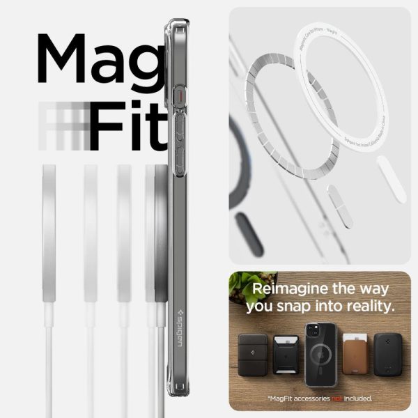 Ultra hibrīda mag no magsafe līdz iPhone 15 pelēkā krāsā