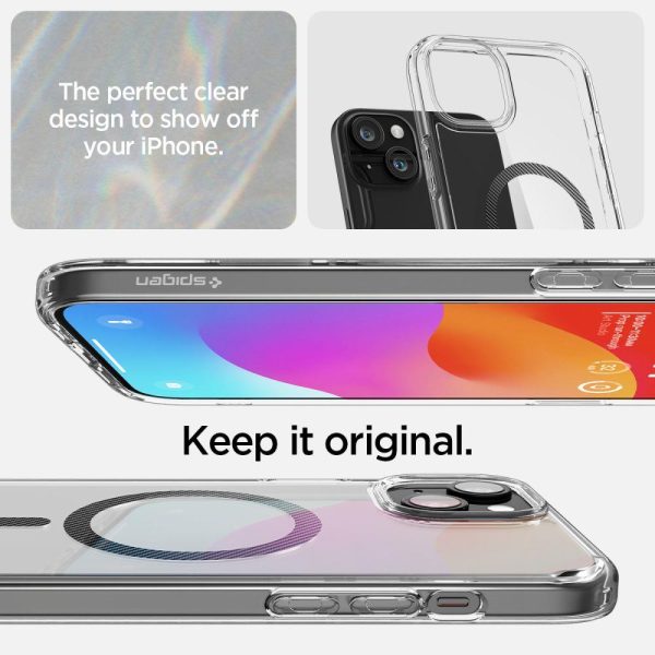 Ultra hibrīda mag no magsafe līdz iPhone 15 pelēkā krāsā