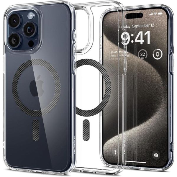 Ultra hibrīda mag no Magsafe līdz iPhone 15 Pro Max Grey