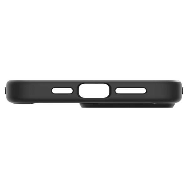 Ultra hibrīda mag no magsafe līdz iPhone 15 Pro caurspīdīgam un melnam
