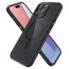 Ultra hibrīda mag no magsafe līdz iPhone 15 Pro caurspīdīgam un melnam