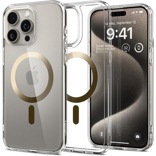Ultra hibrīda mag no Magsafe līdz iPhone 15 Pro Max Gold