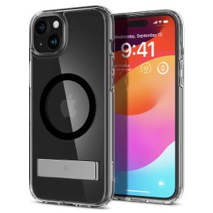 Ultra Hybrid S MagSafe korpuss ar iPhone 15 melno stendu